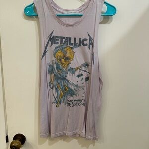 Daydreamer Metallica Graphic Tank Top